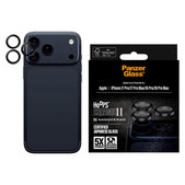 Objektívlencse védő Hoops Ceramic II iPhone 17 Pro Max/17 Pro/16 Pro Max/16 Pro, fekete, PanzerGlass