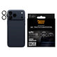 Objektívlencse védő Hoops Ceramic II iPhone 17 Pro Max/17 Pro/16 Pro Max/16 Pro, fekete, PanzerGlass