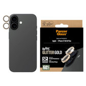 Hoops Kameralencse-védő iPhone 17/16 Plus/16 készülékhez, Glitter Gold, PanzerGlass