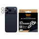 Hoops Kameralencse-védő iPhone 17 Pro Max/17 Pro/16 Pro Max/16 Pro készülékhez, Glitter Silver, PanzerGlass