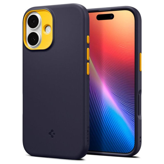 Spigen - Nano Pop MagSafe tok iPhone 17, Blueberry Navy