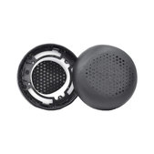 Csere fülpárnák AKG Y500 fejhallgatóhoz, Memóriahab + PU bőr, Fekete, 1 pár
