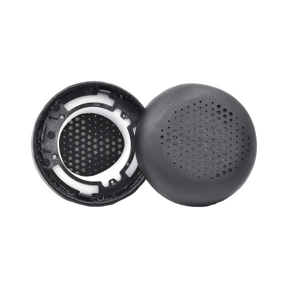 Csere fülpárnák AKG Y500 fejhallgatóhoz, Memóriahab + PU bőr, Fekete, 1 pár