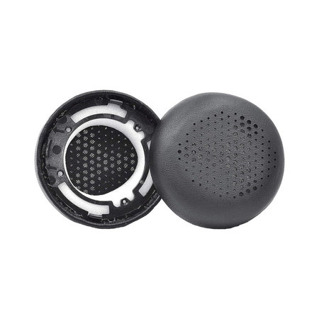 Csere fülpárnák AKG Y500 fejhallgatóhoz, Memóriahab + PU bőr, Fekete, 1 pár