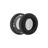 Csere fülpárnák AKG K701, K702, Q701, Q702, K601, K612, K712 fejhallgatóhoz, Szivacs + Velúr, Fekete, 1 pár