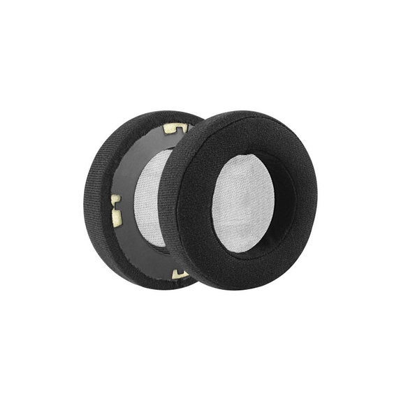 Csere fülpárnák AKG K701, K702, Q701, Q702, K601, K612, K712 fejhallgatóhoz, Szivacs + Velúr, Fekete, 1 pár