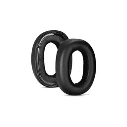 Csere fülpárnák AKG N700NC fejhallgatóhoz, Memóriahab + PU bőr, Fekete, 1 pár