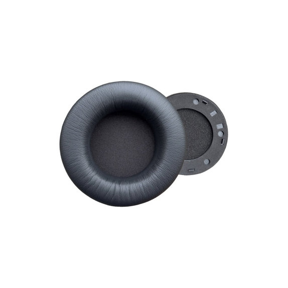 Csere fülpárnák AKG Y600NC fejhallgatóhoz, Memóriahab + PU bőr, Fekete, 1 pár