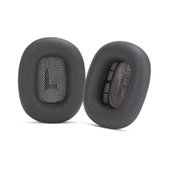 Csere fülpárnák Apple AirPods Max, fejhallgatóhoz, Memóriahab + bőr, Fekete, 1 pár