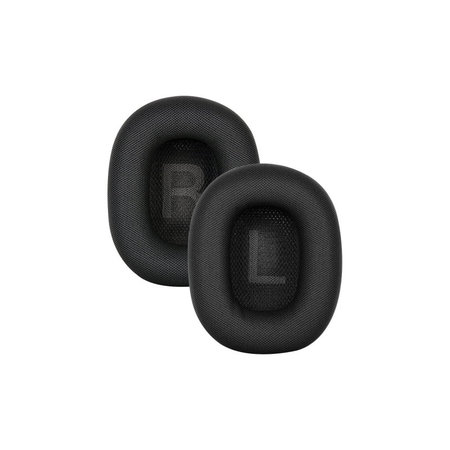 Csere fülpárnák Apple AirPods Max, fejhallgatóhoz, Szövet, Fekete, Hűtő gél, 1 pár