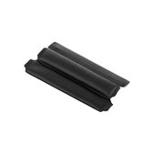 Csere Headband Bose QC25, QC35 II, QC45 fejhallgatóhoz, Memóriahab + bőr + Tépőzár, Fekete