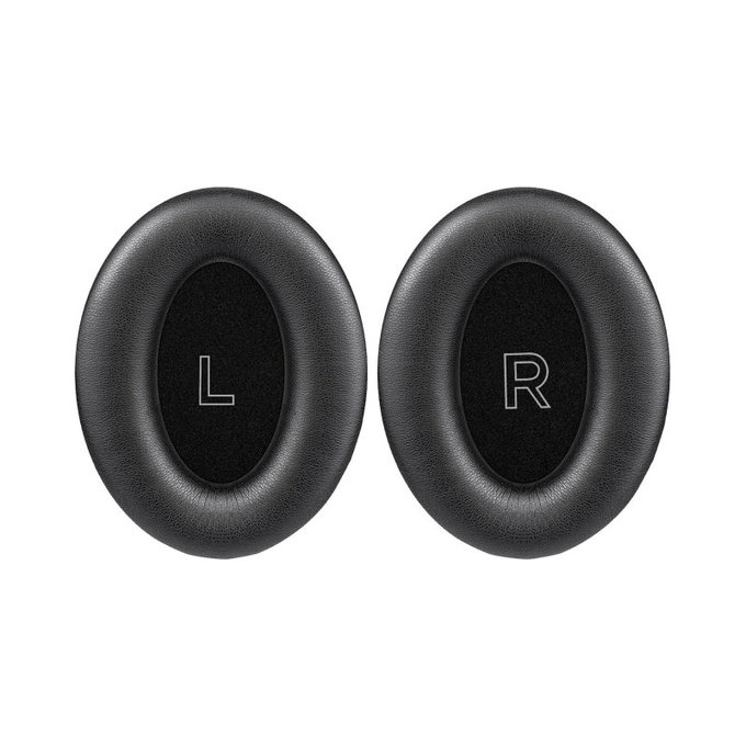 Csere fülpárnák Bose A30 fejhallgatóhoz, PU bőr, Fekete, 1 pár