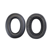Csere fülpárnák Bowers & Wilkins PX7 fejhallgatóhoz, Memóriahab + PU bőr, Fekete, 1 pár
