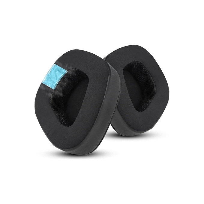 Csere fülpárnák Corsair Void RGB Pro fejhallgatóhoz, Memóriahab + Textil, Fekete, Hűtő gél, 1 pár