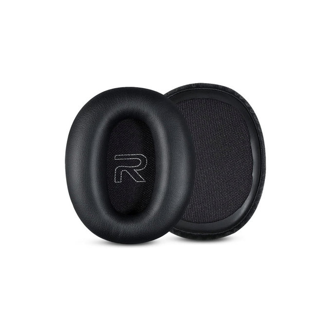 Csere fülpárnák Edifier W820BT fejhallgatóhoz, Memóriahab + PU bőr, Fekete, 1 pár