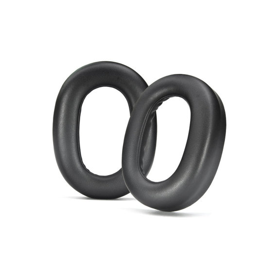 Csere fülpárnák Jabra Evolve2 85 UC/MS fejhallgatóhoz, Memóriahab + bőr, Fekete, 1 pár