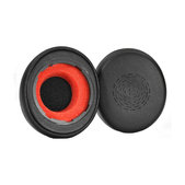 Csere fülpárnák Jabra Evolve2 50, 55 fejhallgatóhoz, Memóriahab + PU bőr, Fekete, 1 pár