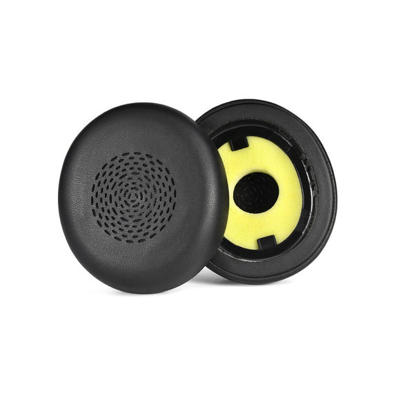 Csere fülpárnák Jabra Evolve 2 75 UC/MS fejhallgatóhoz, Memóriahab + PU bőr, Fekete, 1 pár