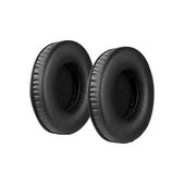 Csere fülpárnák JBL Synchros E50BT fejhallgatóhoz, Memóriahab + PU bőr, Fekete, 1 pár