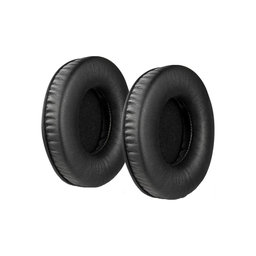 Csere fülpárnák JBL Synchros E50BT fejhallgatóhoz, Memóriahab + PU bőr, Fekete, 1 pár