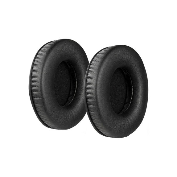 Csere fülpárnák JBL Synchros E50BT fejhallgatóhoz, Memóriahab + PU bőr, Fekete, 1 pár