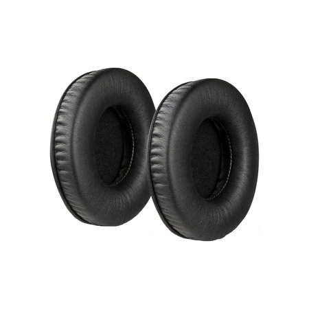 Csere fülpárnák JBL Synchros E50BT fejhallgatóhoz, Memóriahab + PU bőr, Fekete, 1 pár
