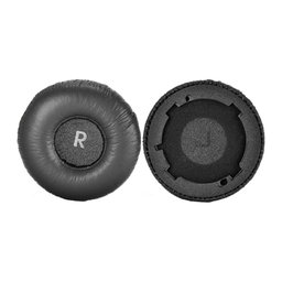 Csere fülpárnák JBL Tune 600BTNC fejhallgatóhoz, Memóriahab + bőr, Fekete, 1 pár
