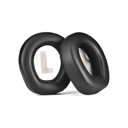 Csere fülpárnák JBL Quantum Q200, Q300 fejhallgatóhoz, Memóriahab + PU bőr, Fekete, 1 pár