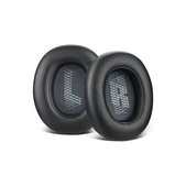 Csere fülpárnák JBL Live 650BTNC, E65 fejhallgatóhoz, Memóriahab + PU bőr, Fekete, 1 pár