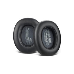 Csere fülpárnák JBL Live 650BTNC, E65 fejhallgatóhoz, Memóriahab + PU bőr, Fekete, 1 pár
