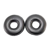 Csere fülpárnák Logitech H600, H390, H609 fejhallgatóhoz, Memóriahab + PU bőr, Fekete, 1 pár