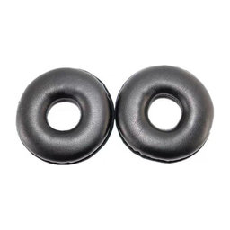 Csere fülpárnák Logitech H600, H390, H609 fejhallgatóhoz, Memóriahab + PU bőr, Fekete, 1 pár