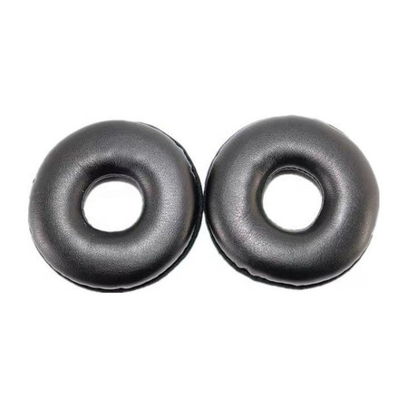 Csere fülpárnák Logitech H600, H390, H609 fejhallgatóhoz, Memóriahab + PU bőr, Fekete, 1 pár
