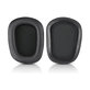 Csere fülpárnák Logitech G633 Artemis, G933 Artemis fejhallgatóhoz, Memóriahab + bőr, Fekete, 1 pár