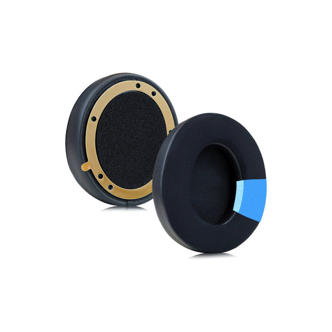 Csere fülpárnák Beats Studio Pro fejhallgatóhoz, Memóriahab + Szövet + bőr, Fekete, Hűtő gél, 1 pár