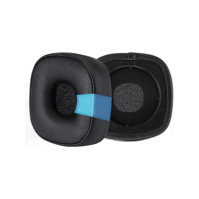 Csere fülpárnák Marshall Major IV fejhallgatóhoz, Memóriahab + PU bőr, Fekete, Hűtő gél, 1 pár