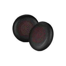 Csere fülpárnák Plantronics Voyager Focus UC fejhallgatóhoz, PU bőr, Fekete, 1 pár
