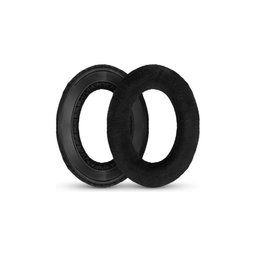 Csere fülpárnák Sennheiser HD545, HD600, HD650 fejhallgatóhoz, Memóriahab + Textil, Fekete, 1 pár