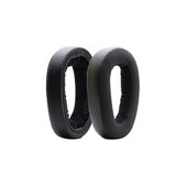Csere fülpárnák Sennheiser GSP500, GSP600 fejhallgatóhoz, Memóriahab + PU bőr, Fekete, 1 pár