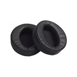 Csere fülpárnák Sony MDR-XB950 fejhallgatóhoz, Memóriahab + PU bőr, Fekete, 1 pár