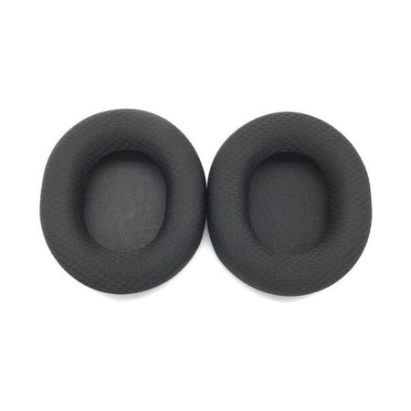 Csere fülpárnák Steelseries Arctics 1, 3, 5, 7, 9 Pro fejhallgatóhoz, Memóriahab + Textil, Fekete, 1 pár