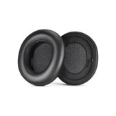 Csere fülpárnák Steelseries Nova Pro fejhallgatóhoz, Memóriahab + PU bőr, Fekete, 1 pár