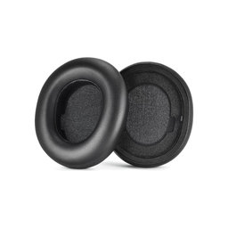 Csere fülpárnák Steelseries Nova Pro fejhallgatóhoz, Memóriahab + PU bőr, Fekete, 1 pár