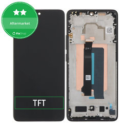 Xiaomi Poco X6 Pro - LCD Kijelző + Érintőüveg + Keret (Black) TFT