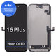 Kijelző Hard OLED iPhone 16 Plus, Érintőüveg kerettel, FixPremium