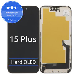 Apple iPhone 15 Plus - LCD Kijelző + Érintőüveg + Keret Hard OLED FixPremium