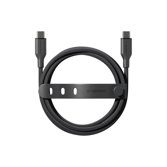 USB-C kábel, 60 W, Racing, 2 m, Space Black, empower