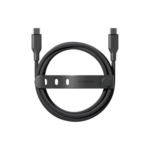 USB-C kábel, 240 W, Racing, 2 m, Space Black, empower