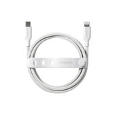 USB-C/Lightning kábel, 60 W, Racing, 1, 2 m, Ezüst-fehér, empower