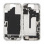 Apple iPhone 16 - Középső Keret + Bekapcsoló-, Hangerő- és Kamera Gombok (White)